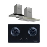 (Bundle) Fujioh FH-GS 5520 SVGL Gas Hob + FR-MT 1990 R Chimney Cooker Hood (900mm)